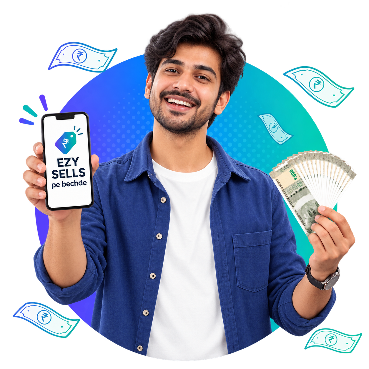 Floating Smartphone with Valuation